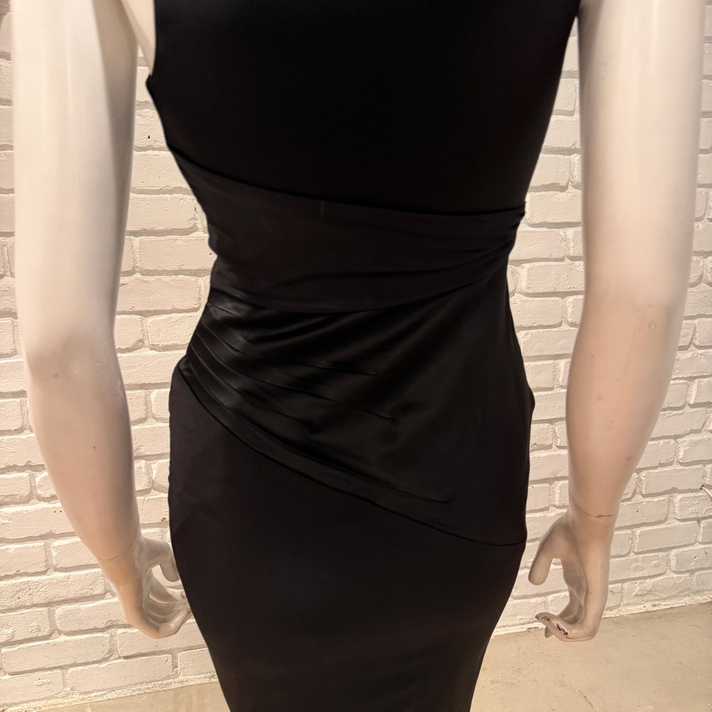 REISS Black Asymmetrical One Shoulder Cocktail Size 4 NWT Bodycon - Picture 14 of 15